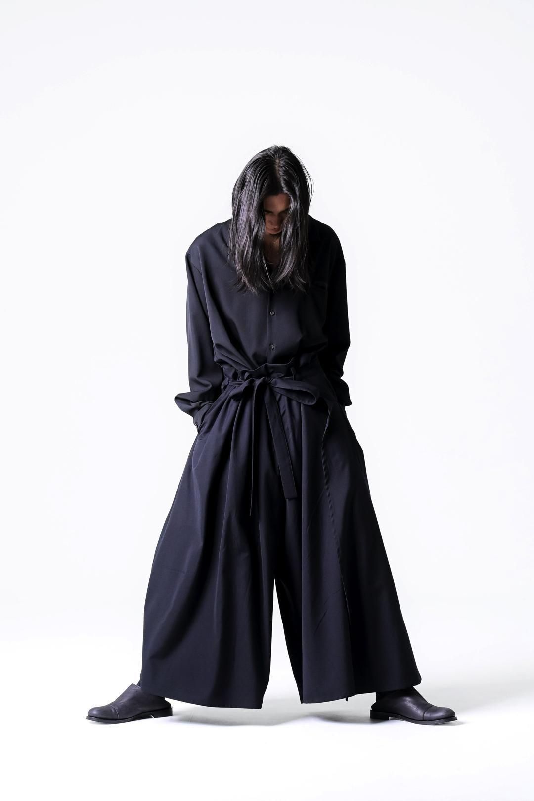 Wool Gabardine Wrap HAKAMA Pants