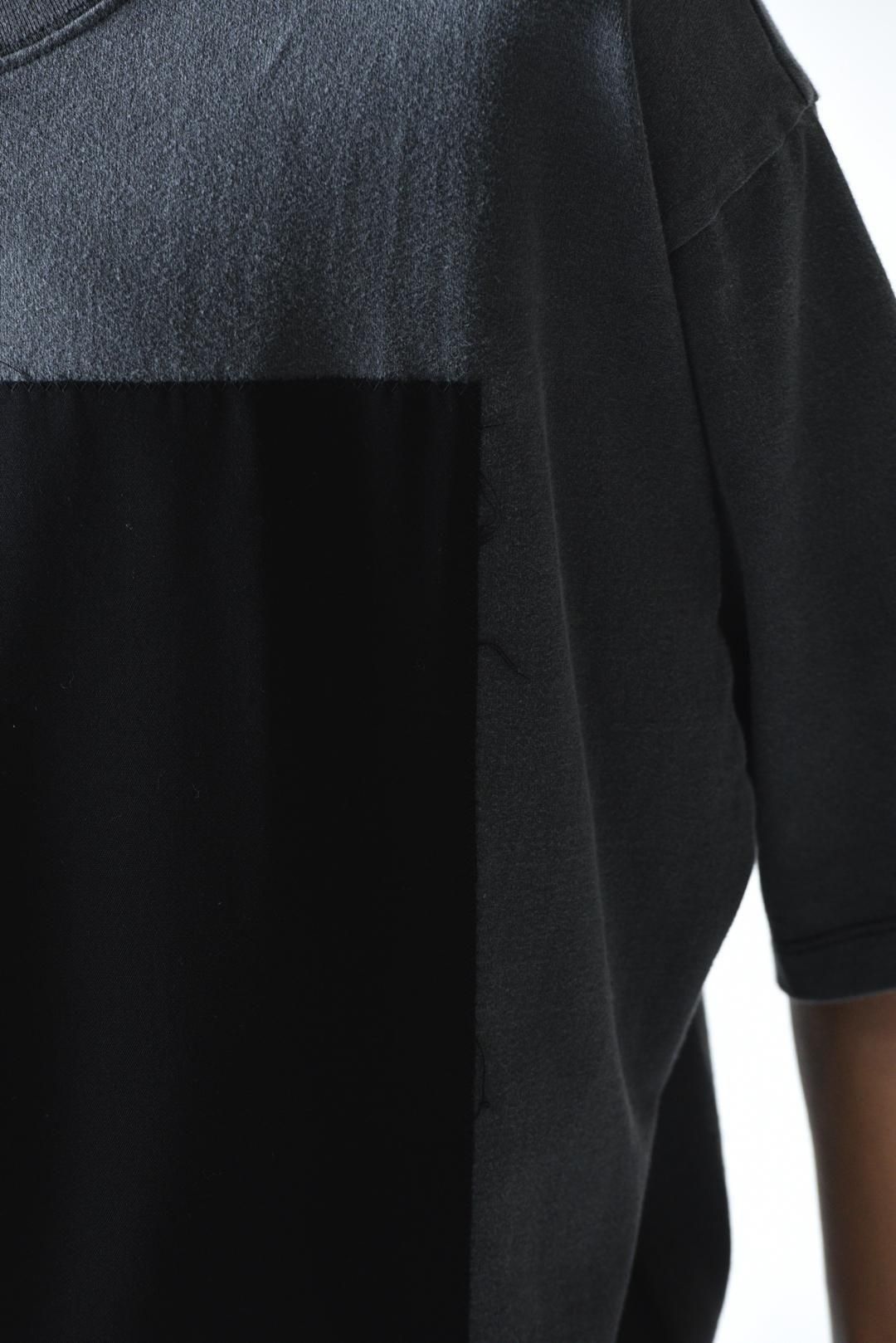 Garment-Dyed Zigzag Sewing Cloud Big-T