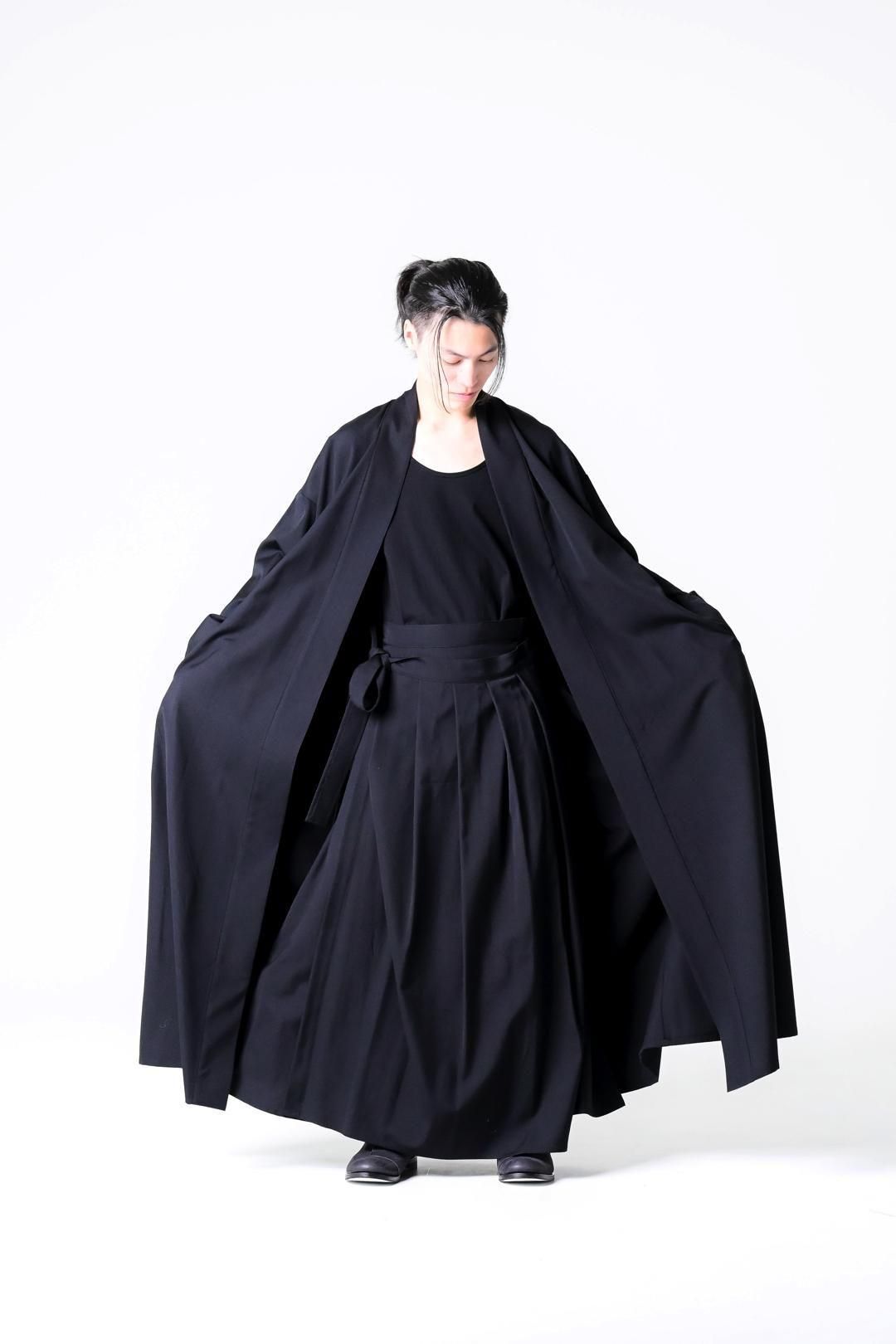 Wool Gabardine YUKATA Coat