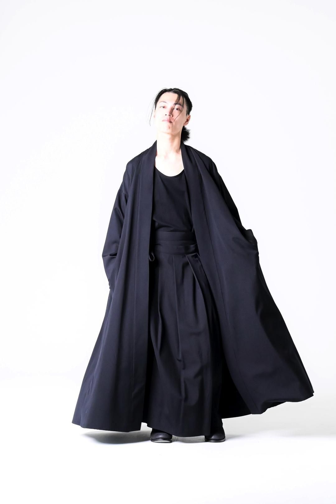 Wool Gabardine YUKATA Coat