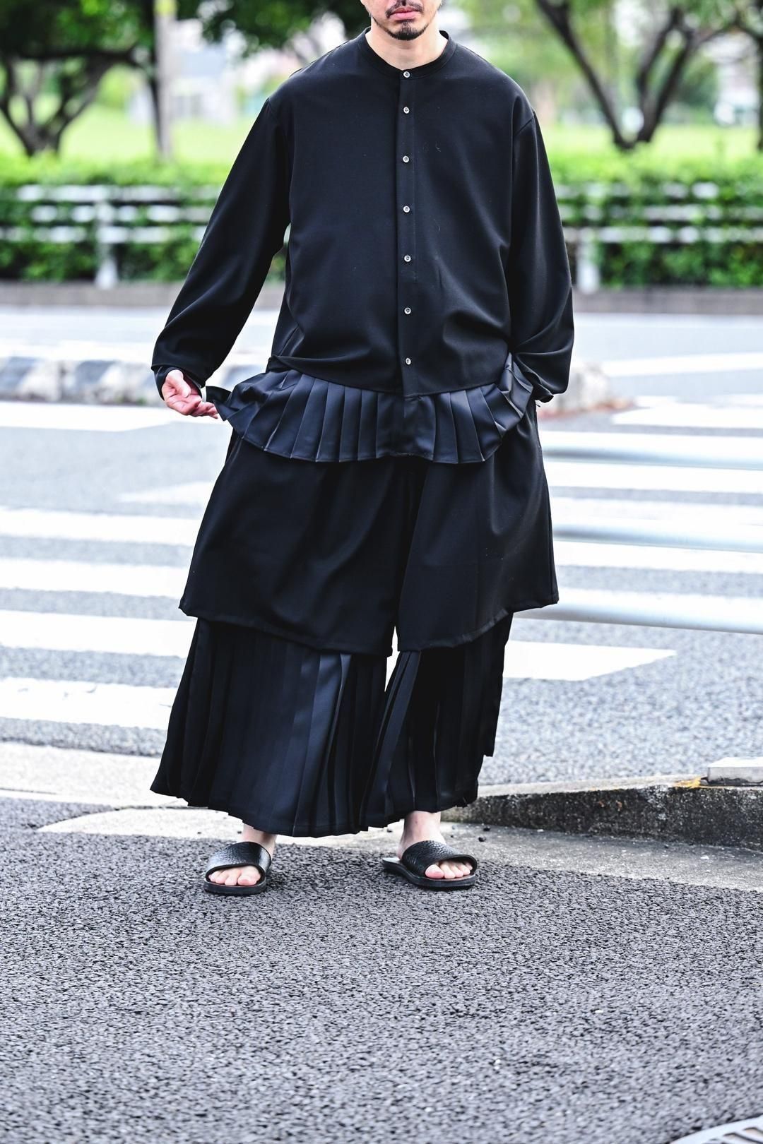 Pleats Layered Tier Shirt