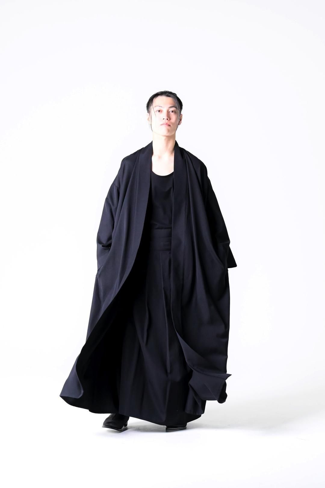 Wool Gabardine YUKATA Coat