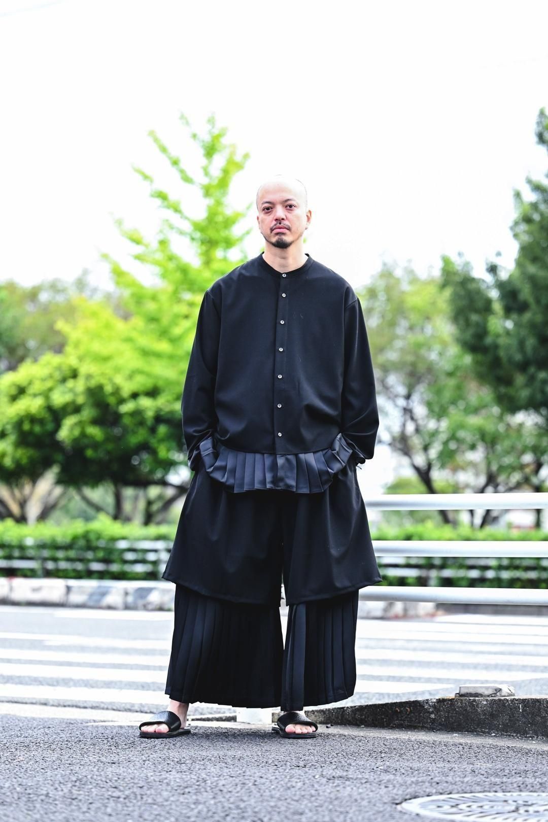 Pleats Layered Tier Shirt