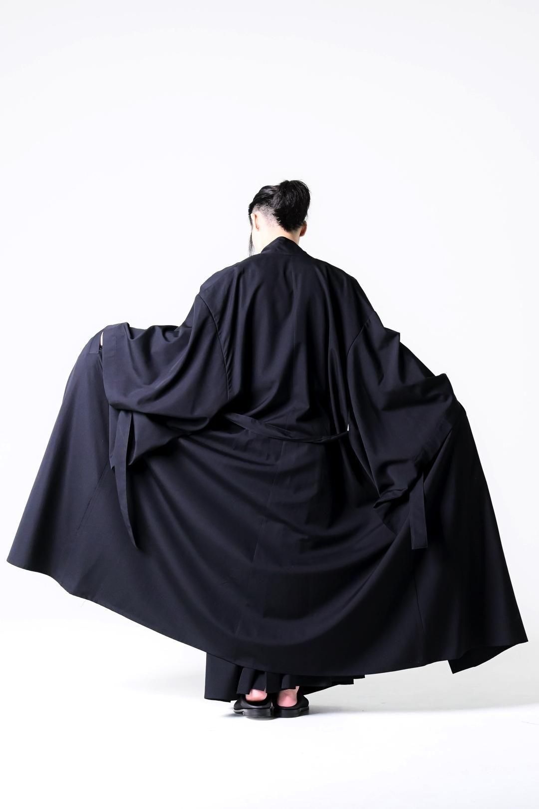 Wool Gabardine YUKATA Coat