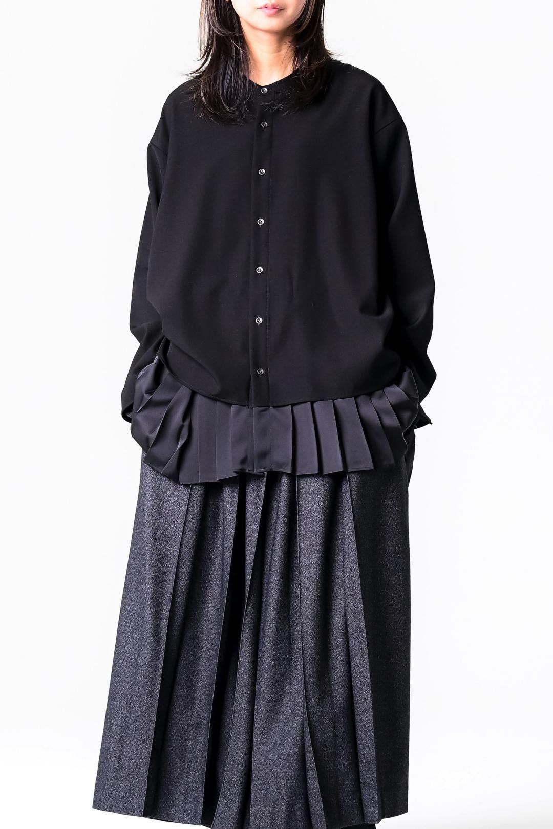 Pleats Layered Tier Shirt