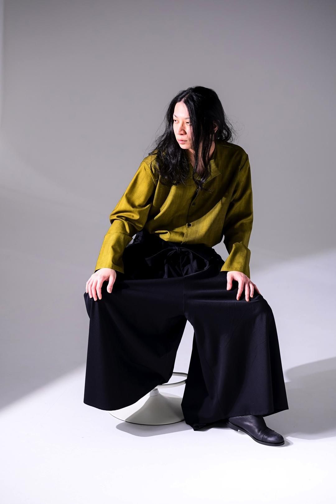 Wool Gabardine Wrap HAKAMA Pants