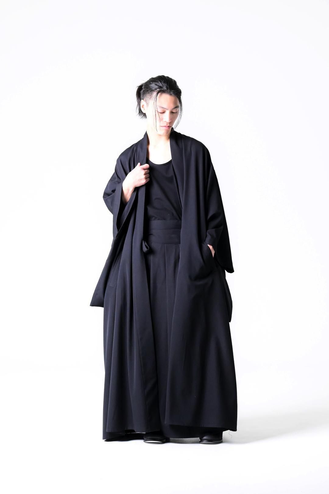 Wool Gabardine YUKATA Coat