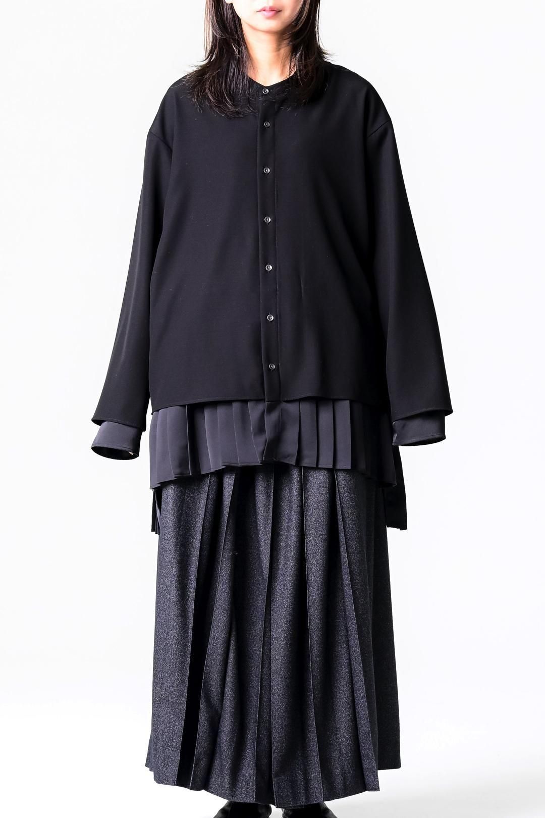 Pleats Layered Tier Shirt