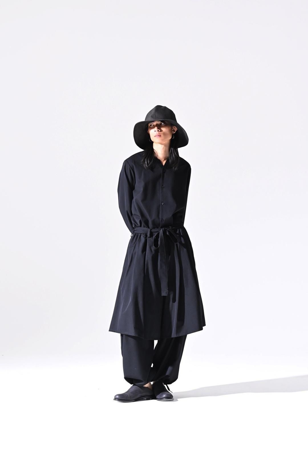 Wool Gabardine Double Layered Pants