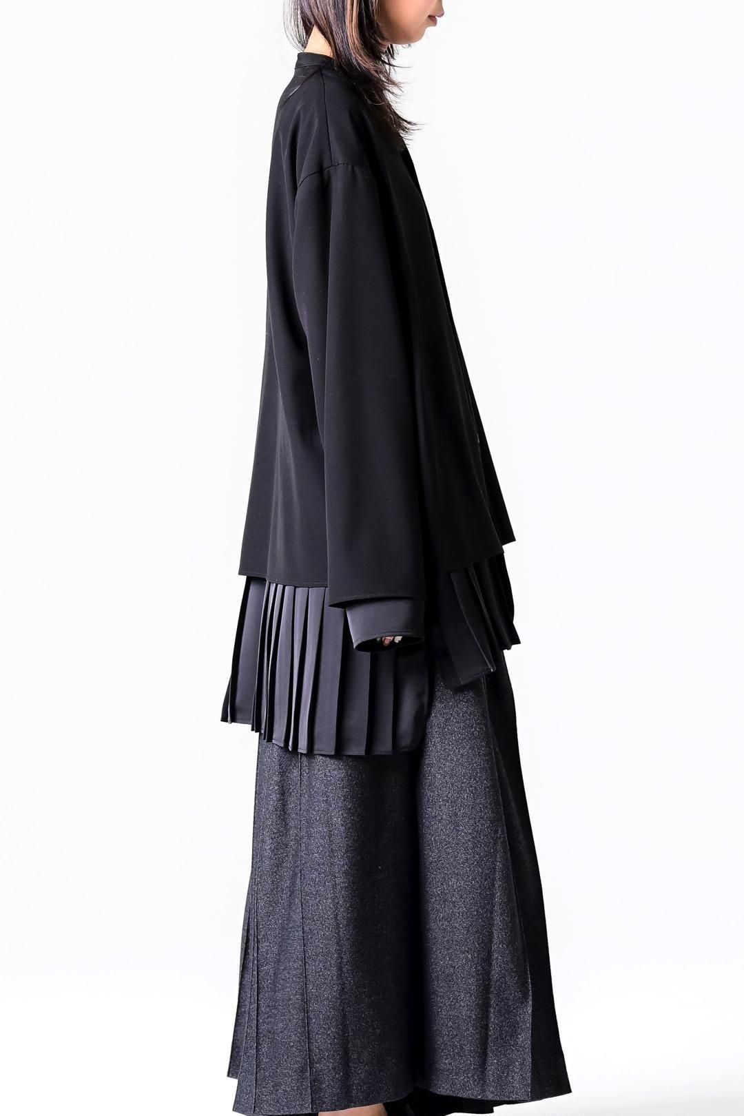 Pleats Layered Tier Shirt