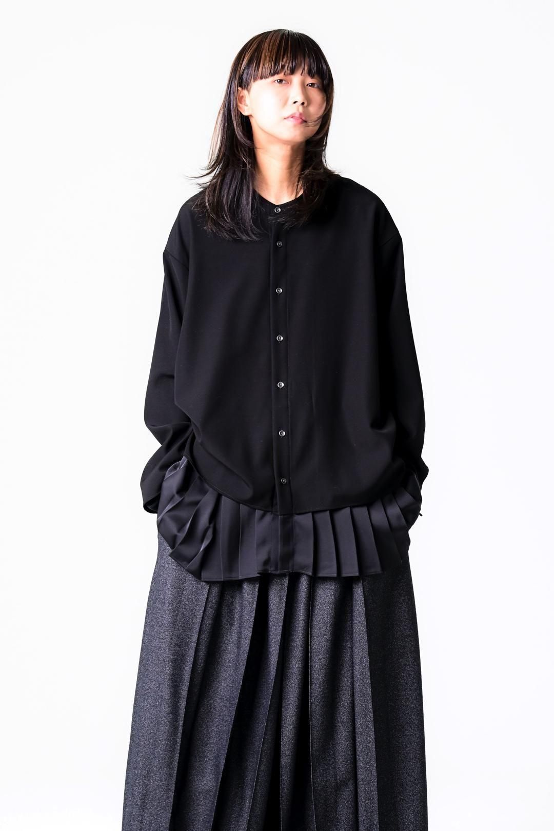 Pleats Layered Tier Shirt