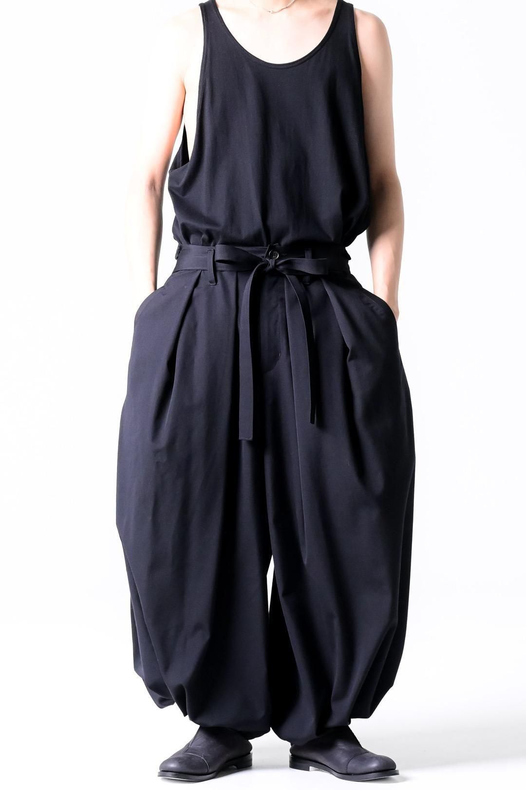 Wool Gabardine KIMONO Balloon Pants