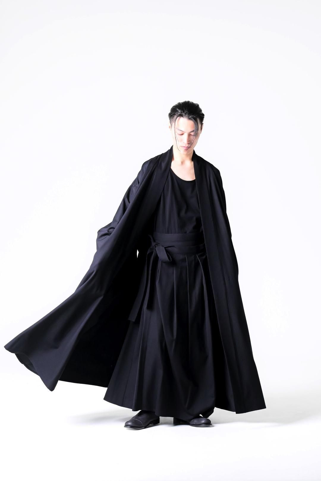 Wool Gabardine YUKATA Coat