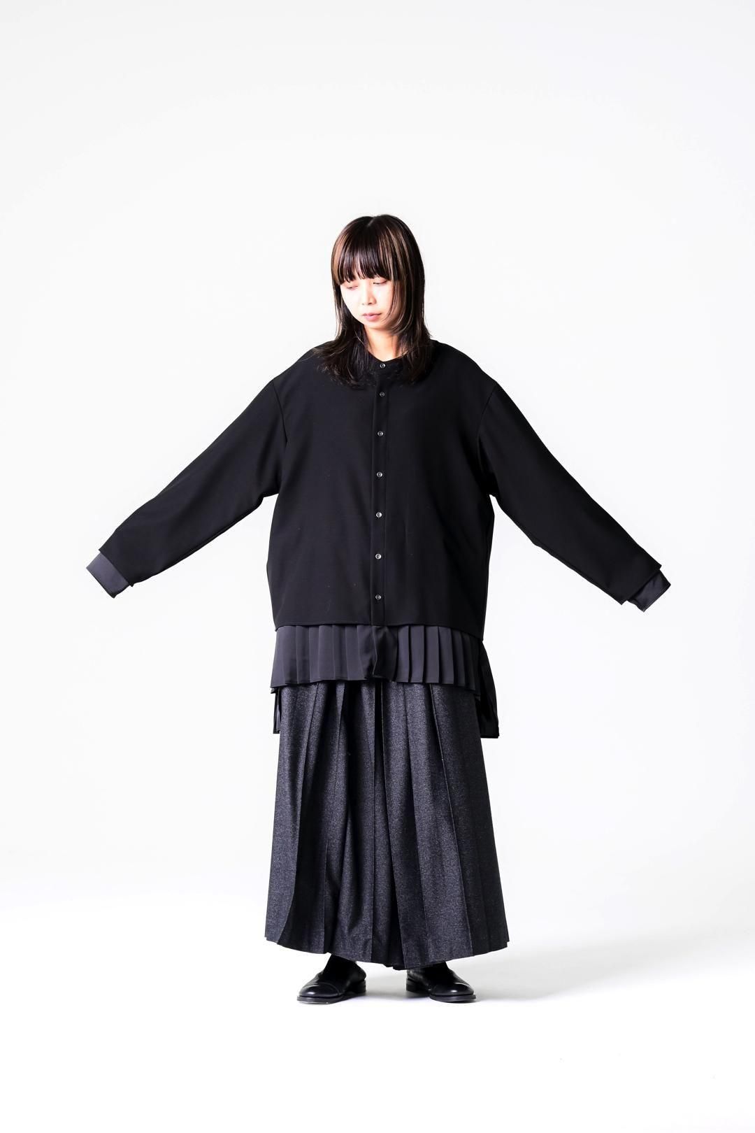 Pleats Layered Tier Shirt