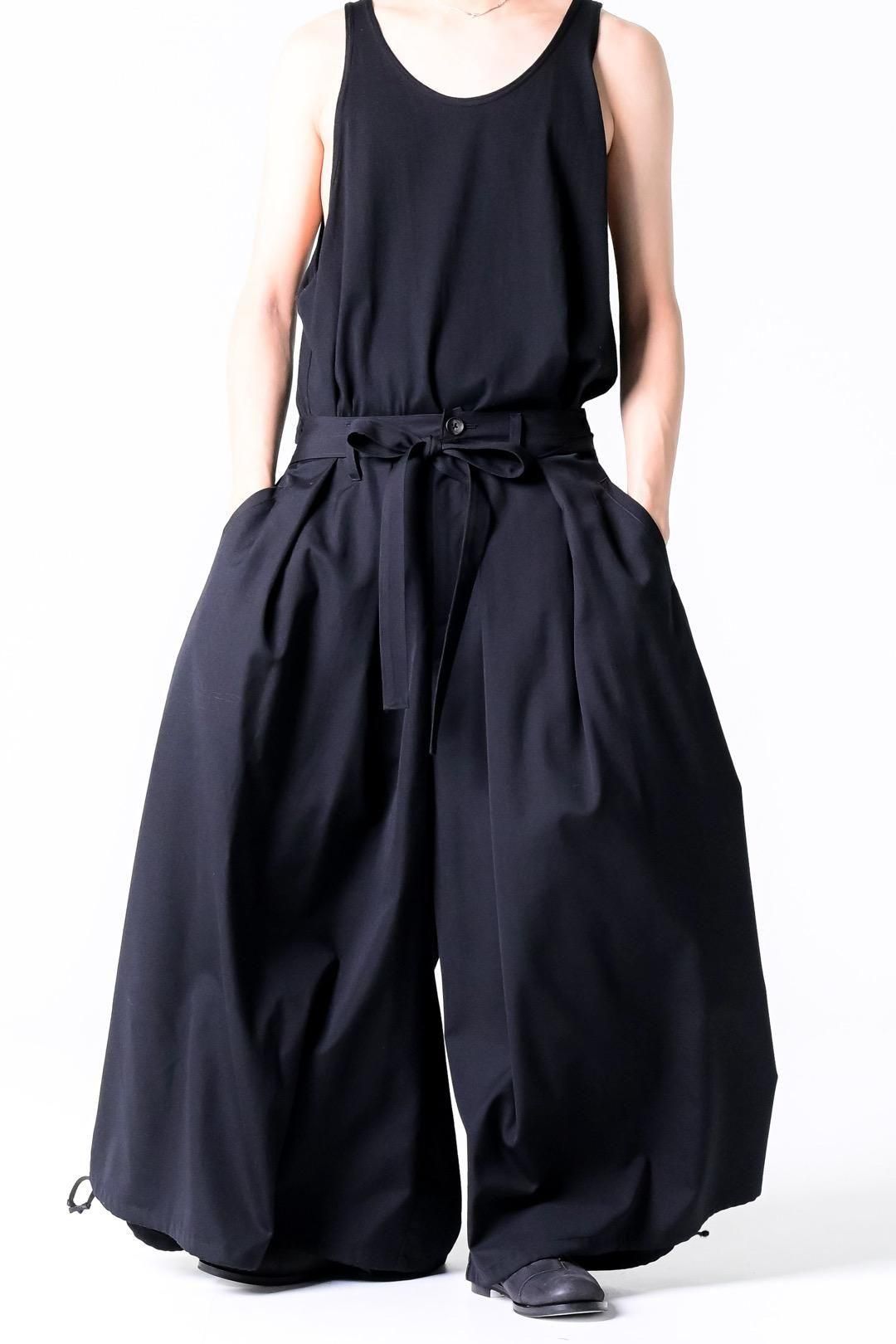 Wool Gabardine KIMONO Balloon Pants