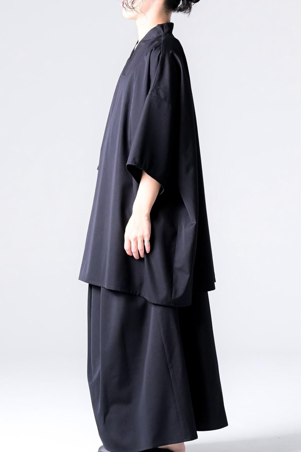 Wool Gabardine KIMONO Top