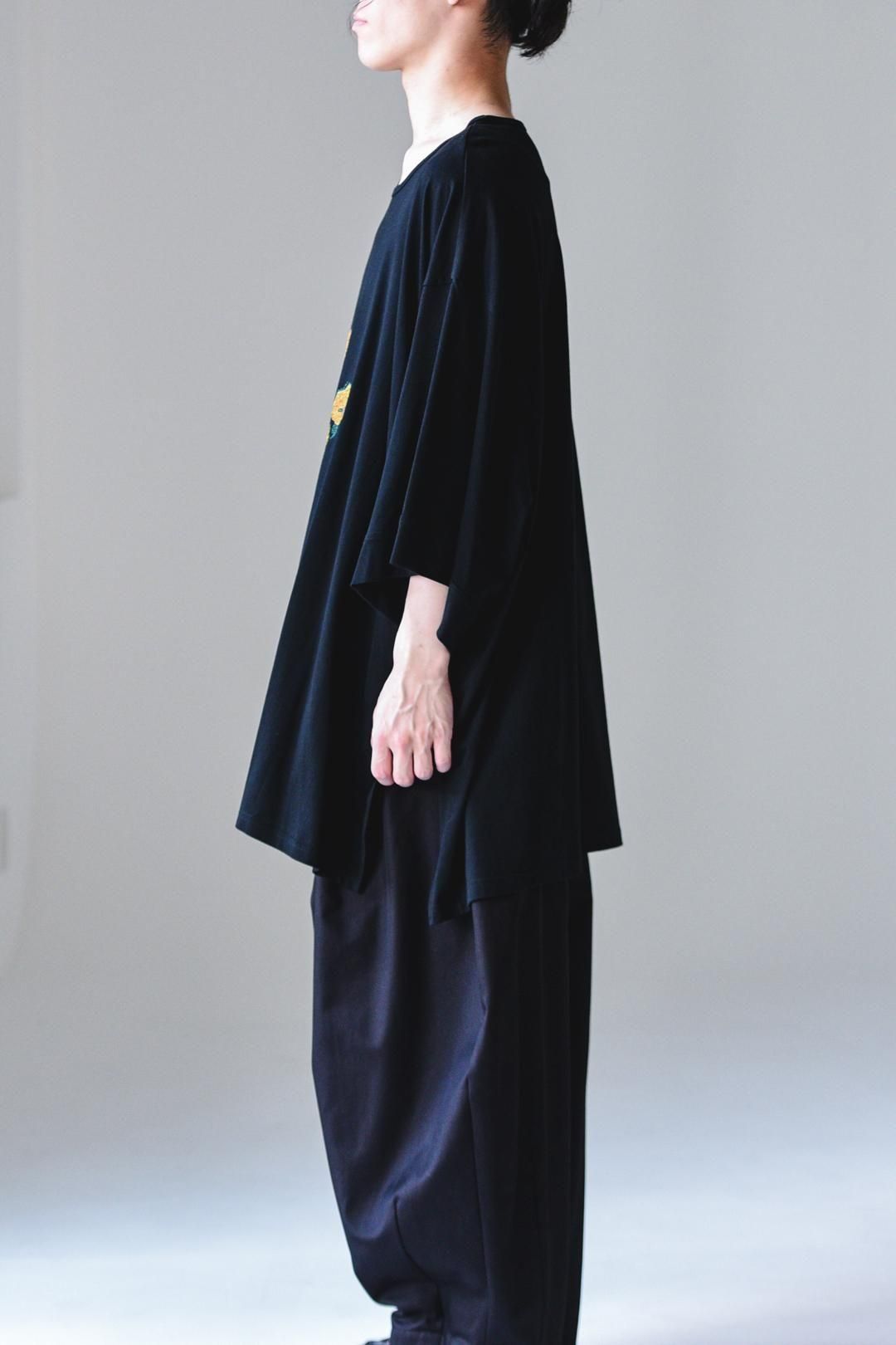 Giza Cotton Classic Big-T himawari black