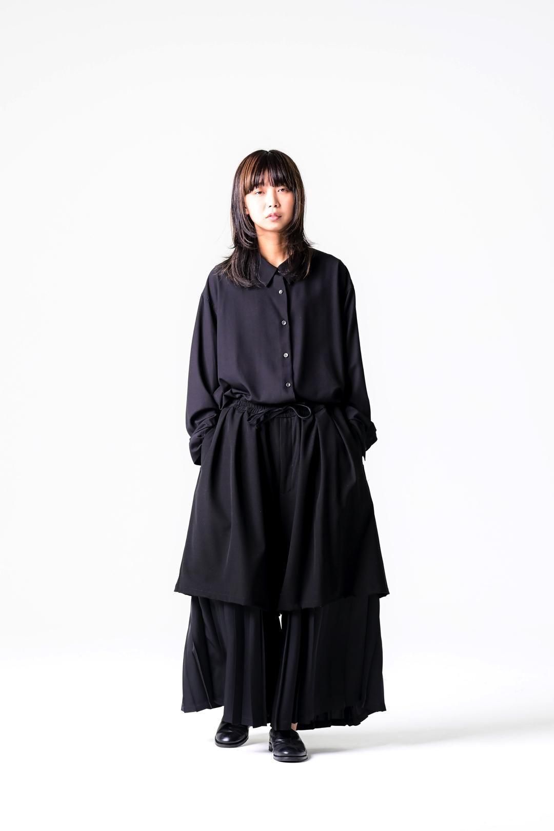 Pleats Layered Tier Pants