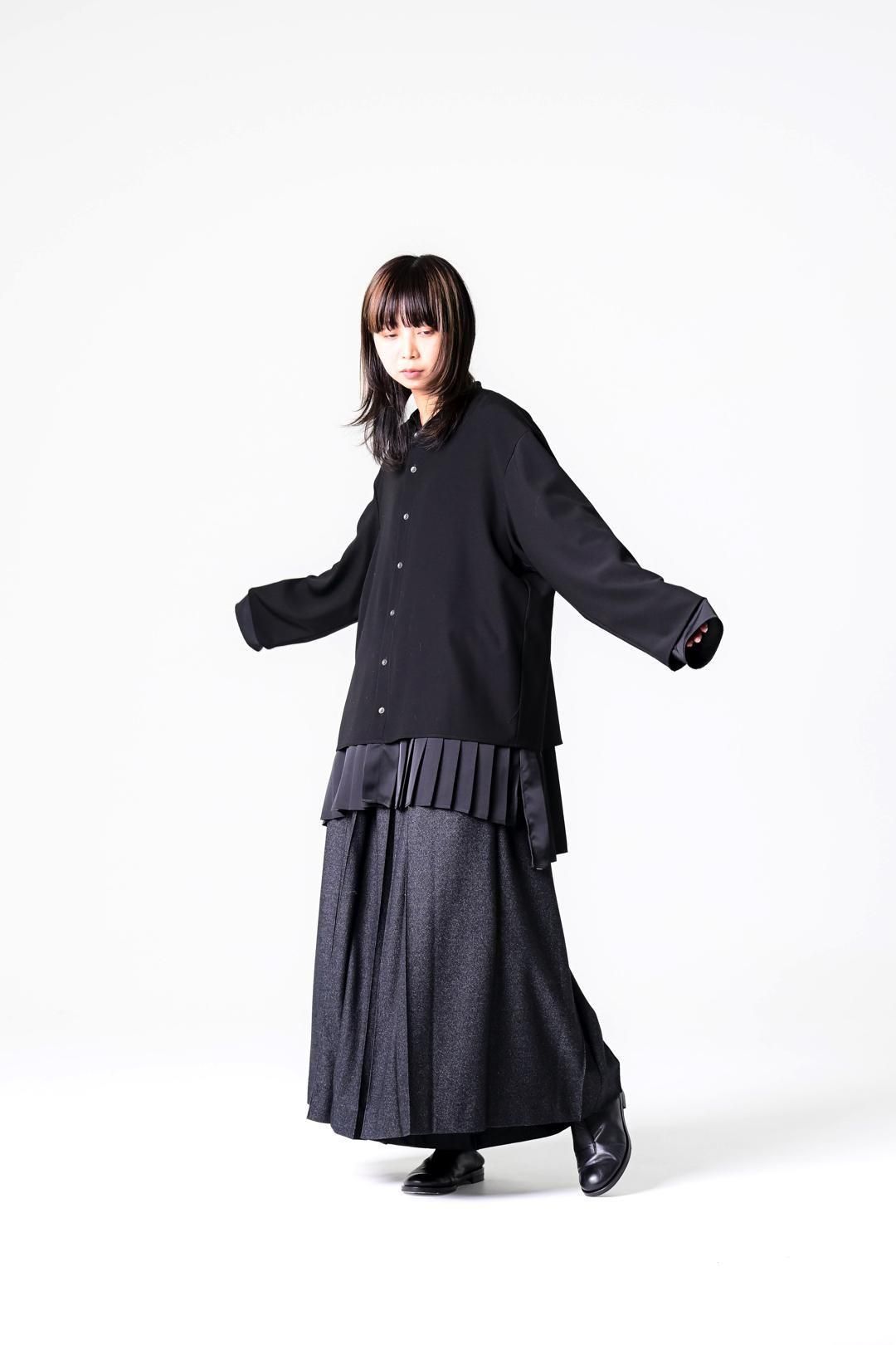 Pleats Layered Tier Shirt