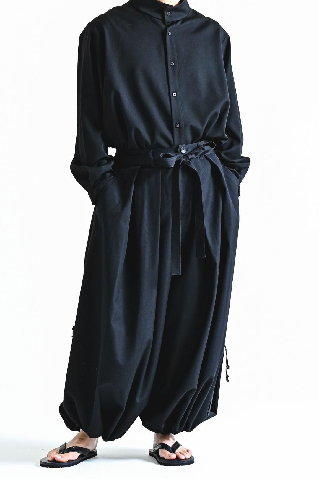 Wool Gabardine KIMONO Balloon Pants