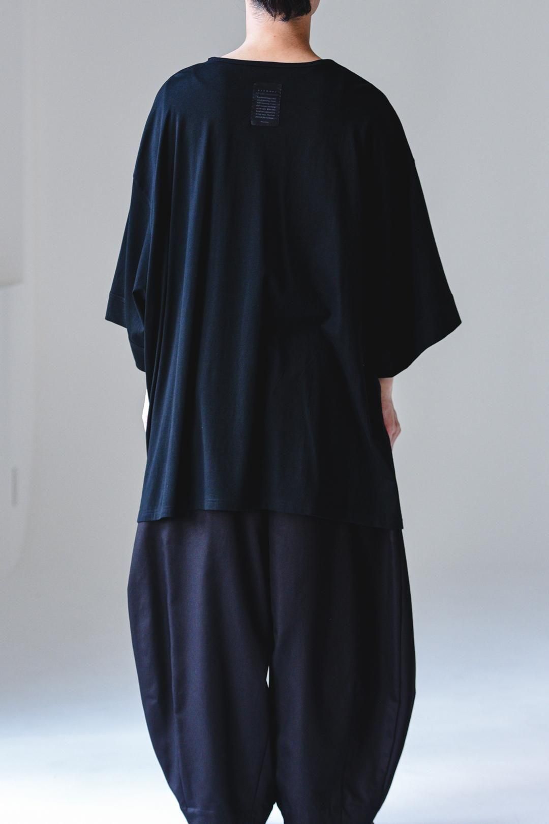 Giza Cotton Classic Big-T himawari black