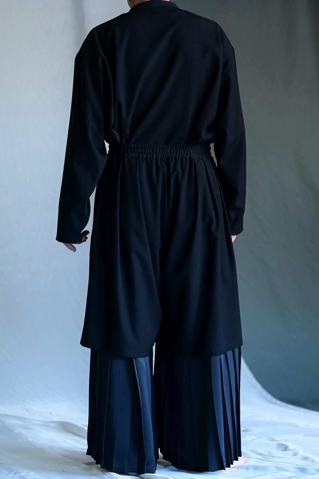 Pleats Layered Tier Pants