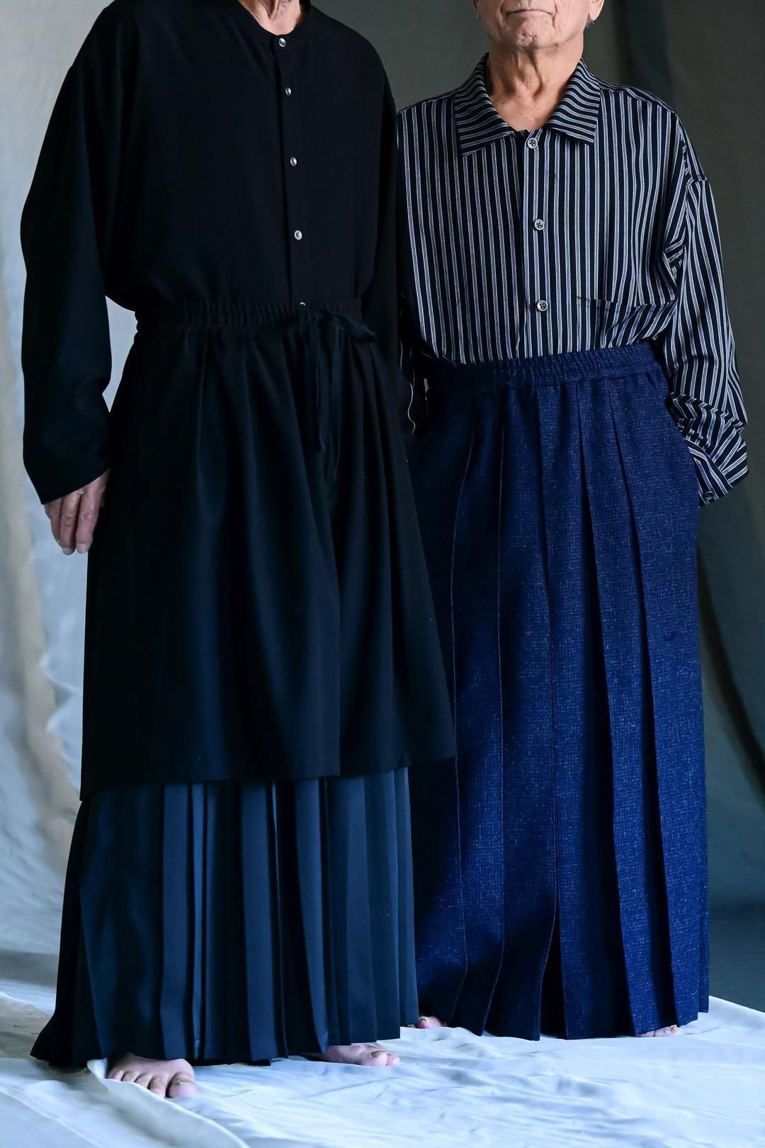 Pleats Layered Tier Pants