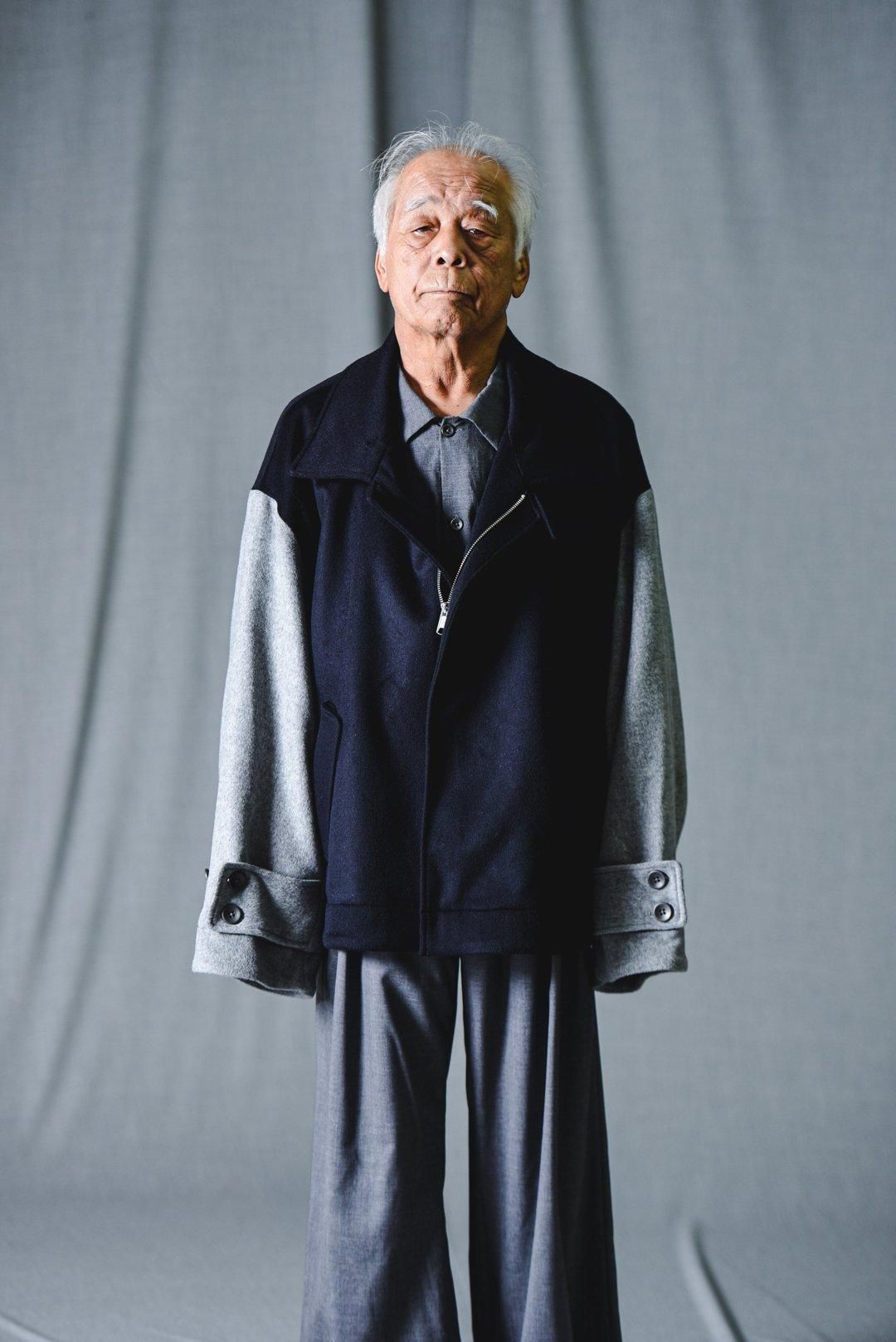 Wool Beaver High-Neck Blouson