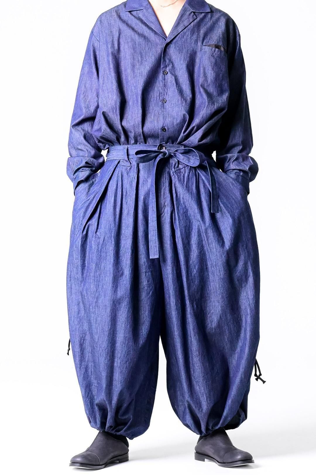 4oz Denim KIMONO Balloon Pants indigo