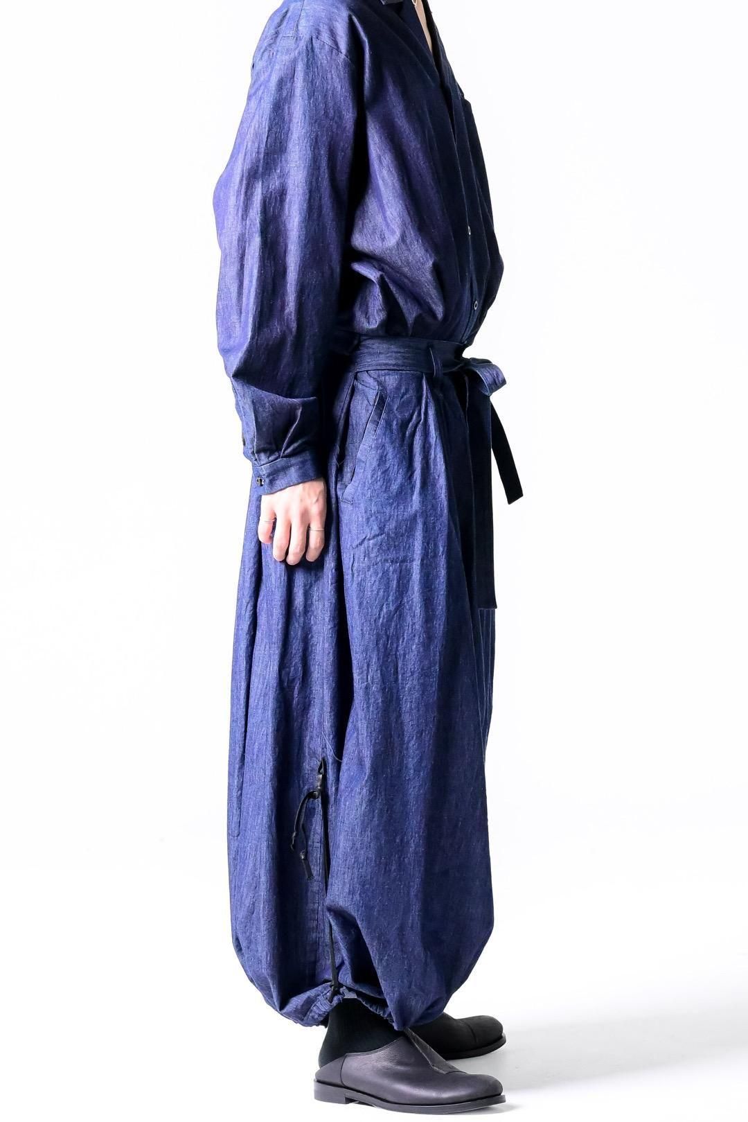 4oz Denim KIMONO Balloon Pants indigo