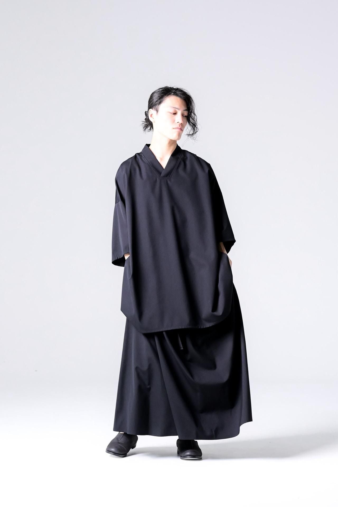 Wool Gabardine KIMONO Top