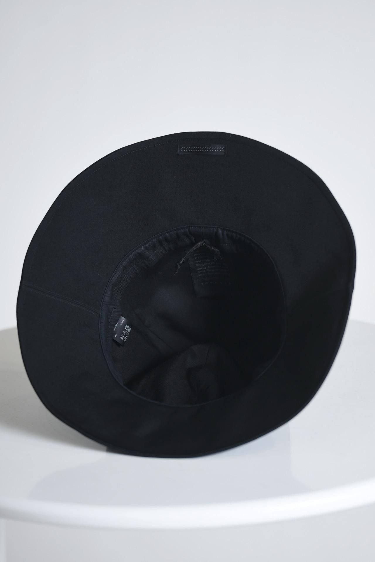Wool Gabardine Deep Hat