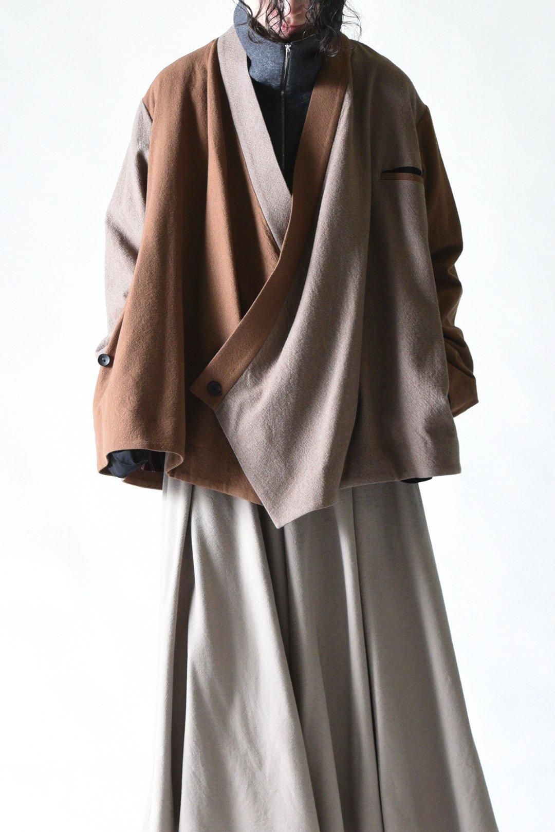 Refine Wool KIMONO Drape Jacket