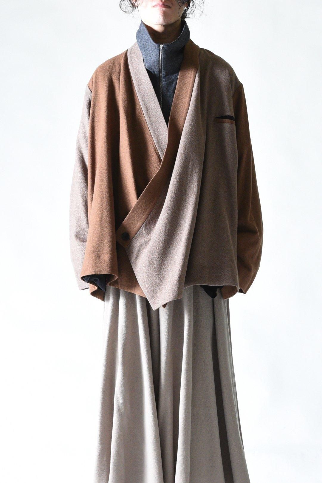 Refine Wool KIMONO Drape Jacket