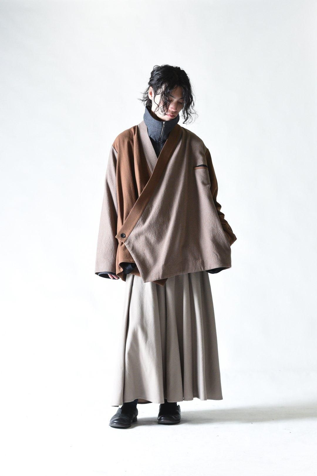 Refine Wool KIMONO Drape Jacket