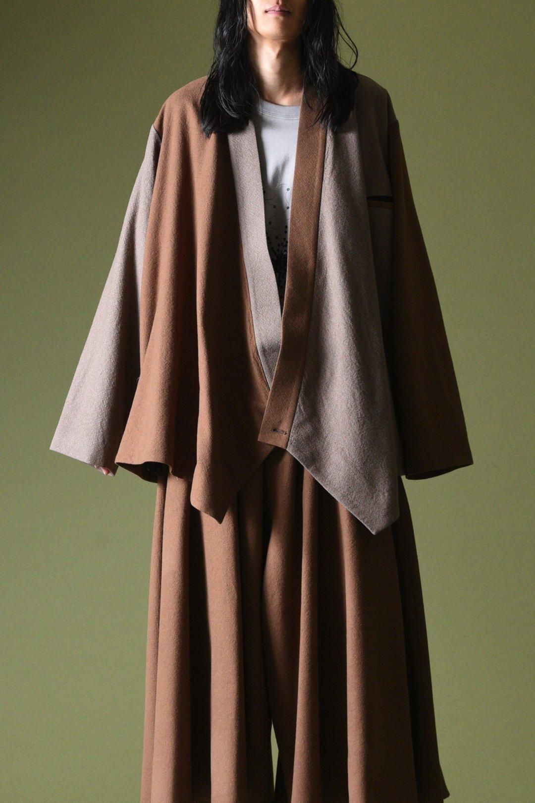 Refine Wool KIMONO Drape Jacket