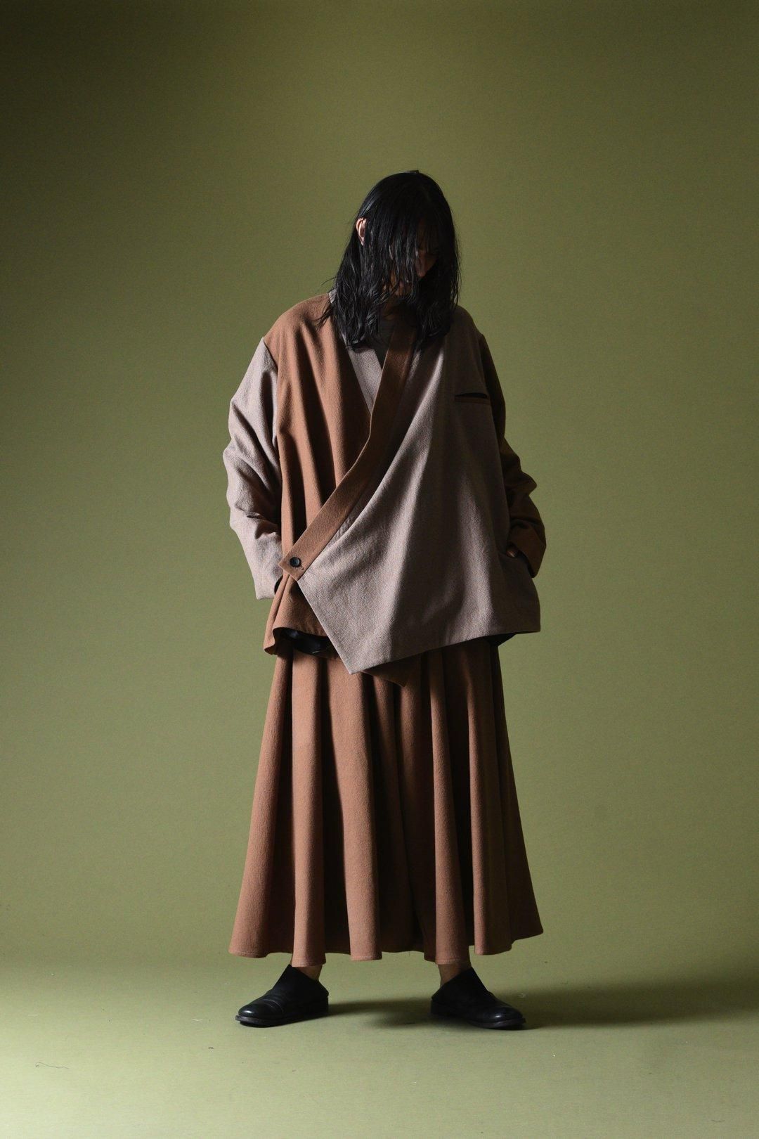 Refine Wool KIMONO Drape Jacket