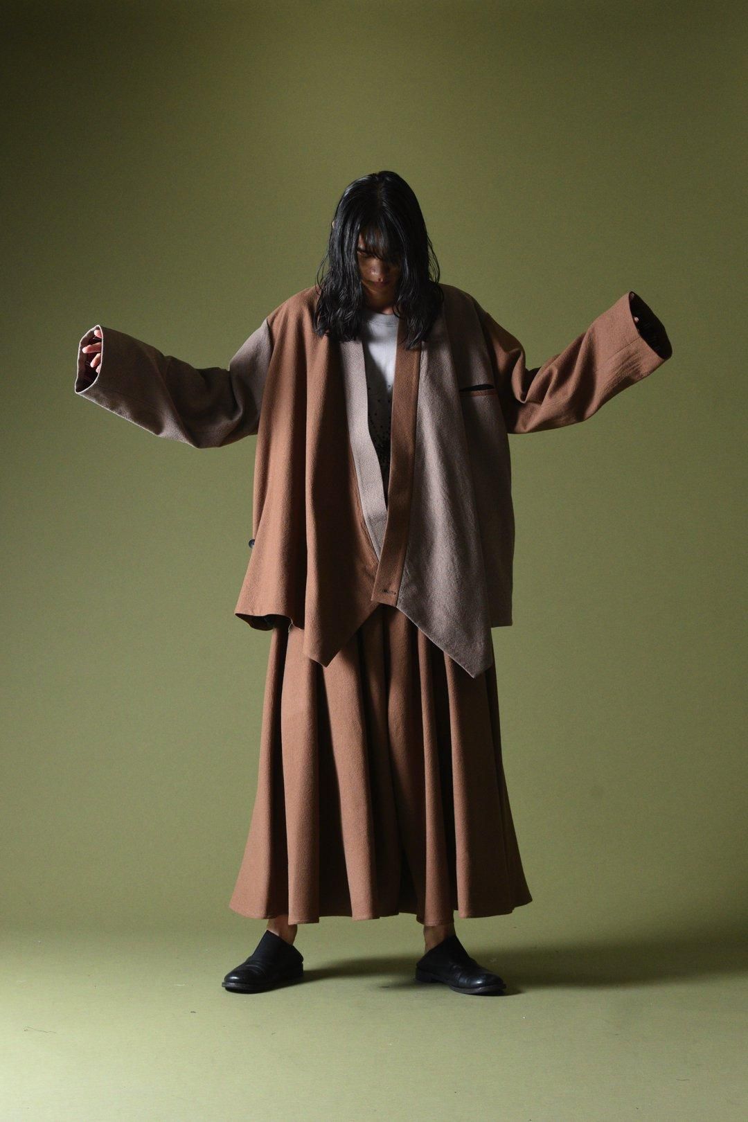 Refine Wool KIMONO Drape Jacket