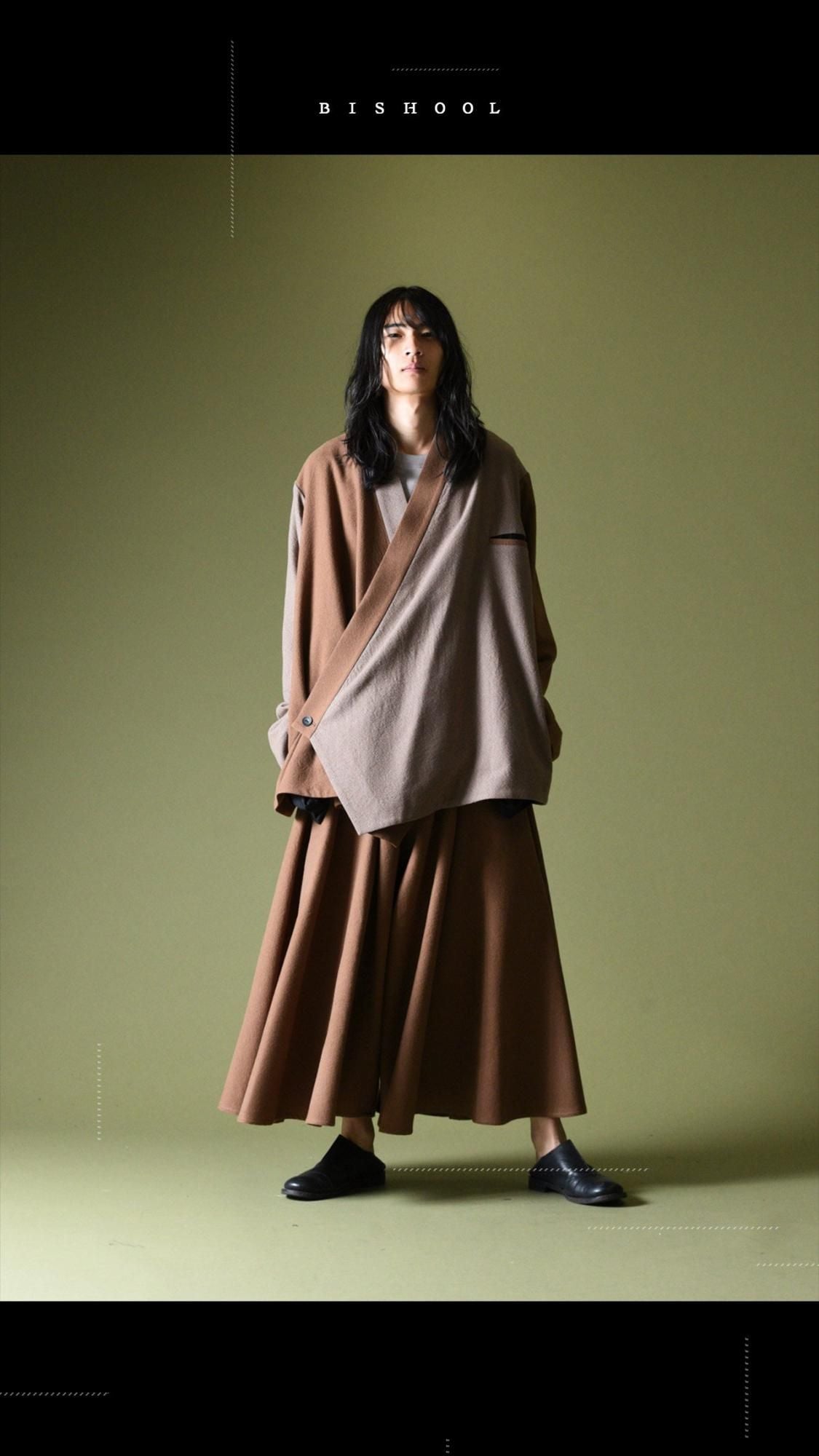 Refine Wool KIMONO Drape Jacket