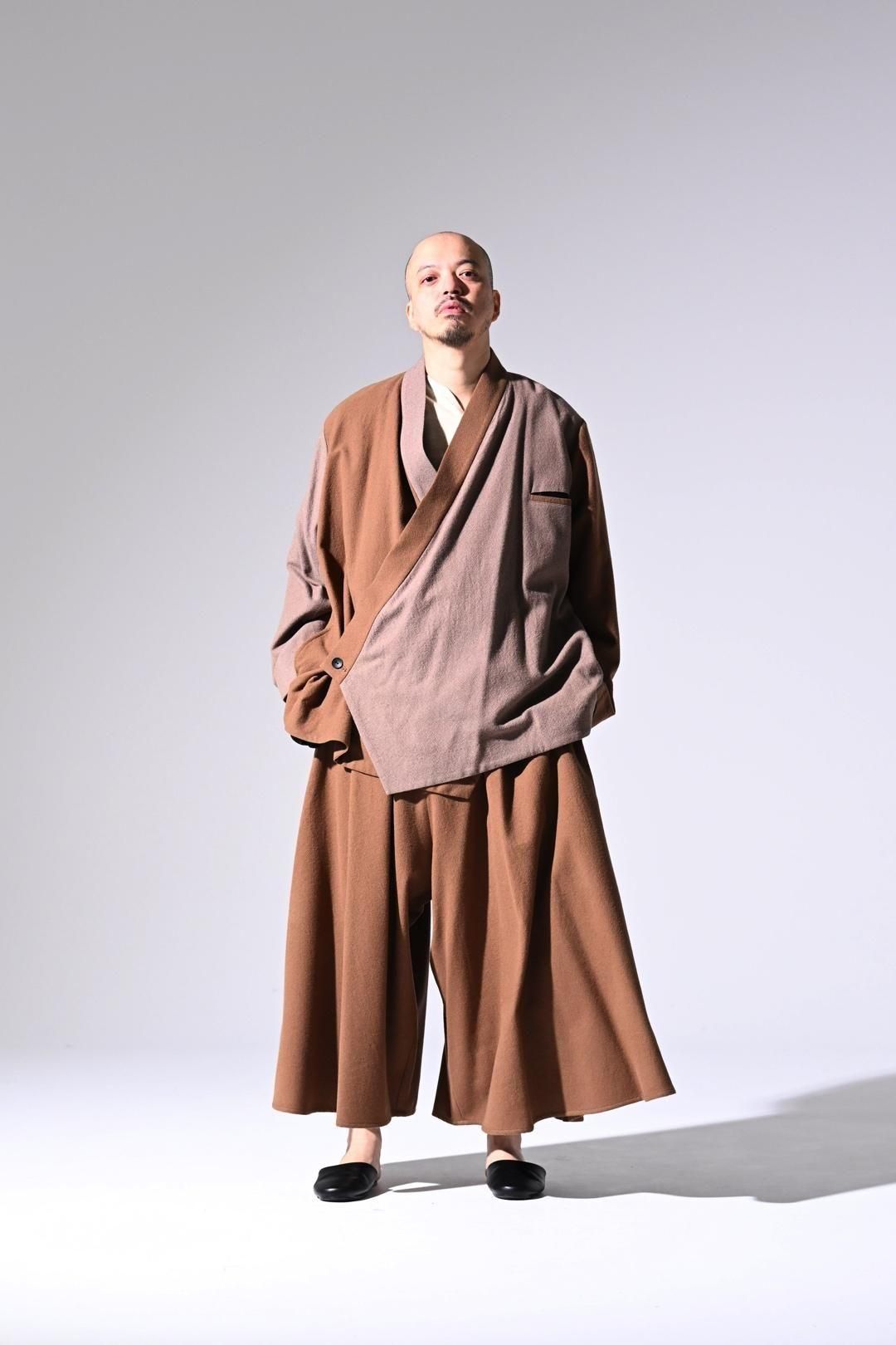 Refine Wool KIMONO Drape Jacket