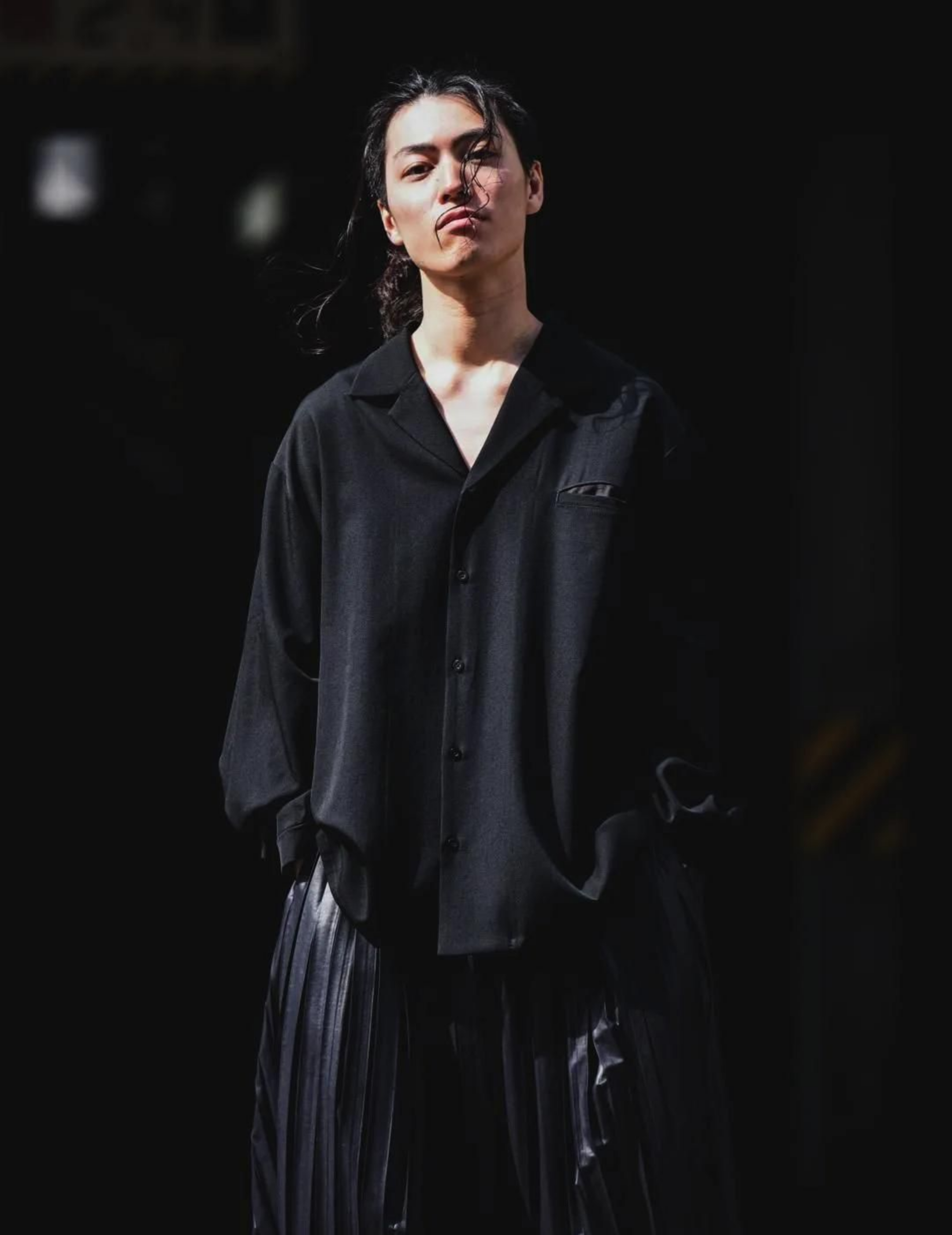 BISHOOL Wool Gabardine Wrap Big Pullover Wrap Wool Gabardine 