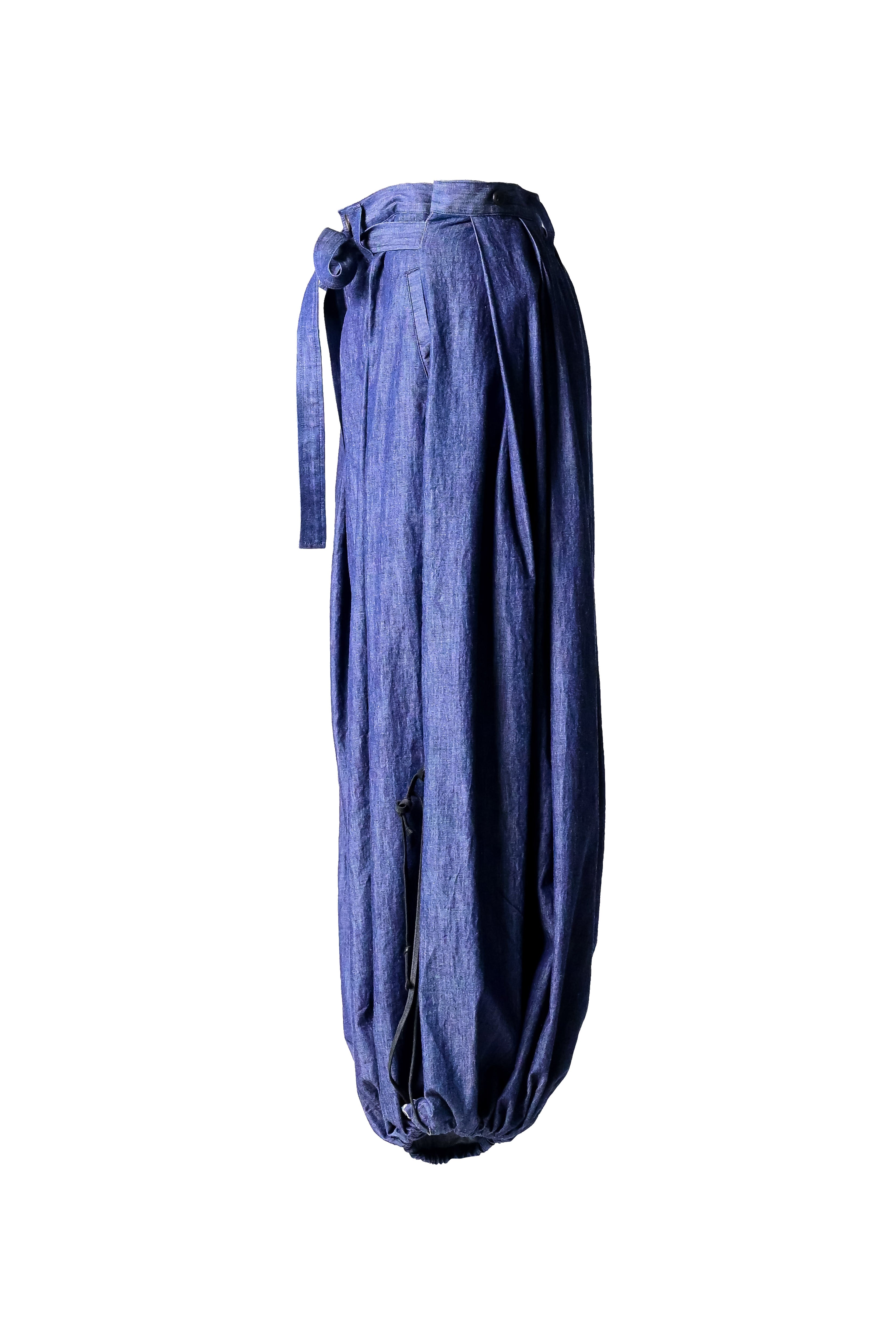 4oz Denim KIMONO Balloon Pants indigo