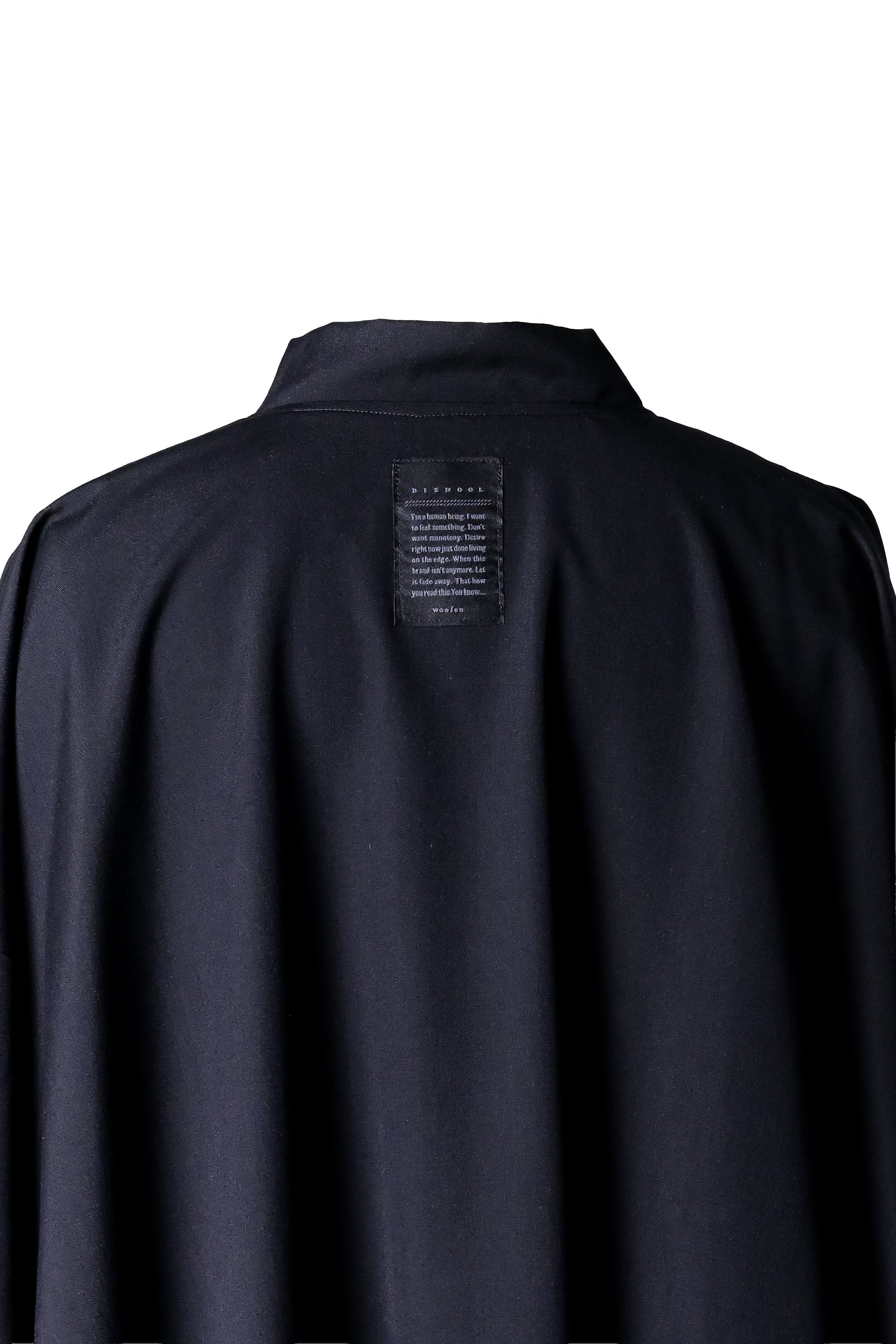 Wool Gabardine KIMONO Top